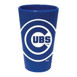 WinCraft - Chicago Cubs 16oz. Team Color Silicone Pint Glass - Multicolor