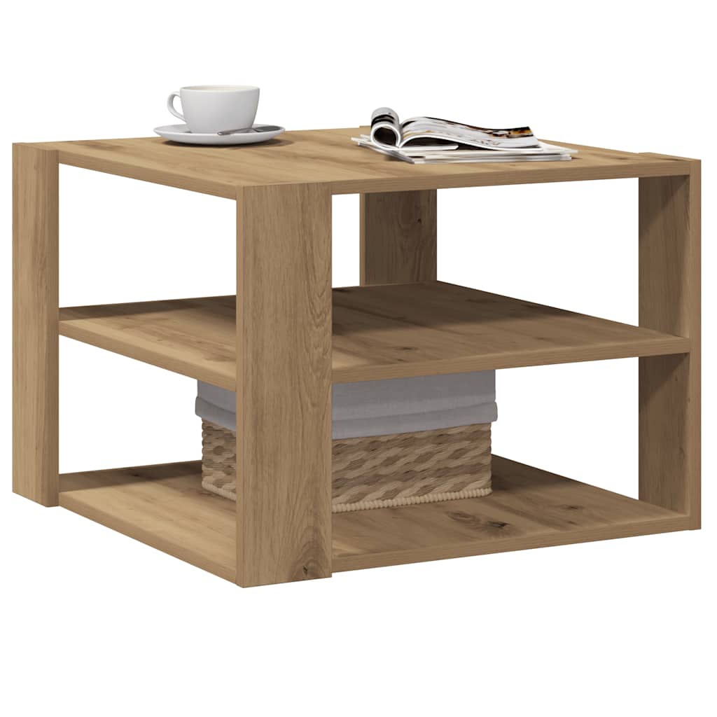 Alt View 2. Boyel Living - 22.8 x 22.8 x 15.7 in. Coffee Table Artisan Oak Engineered Wood Coffee Table in Brown - Brown.