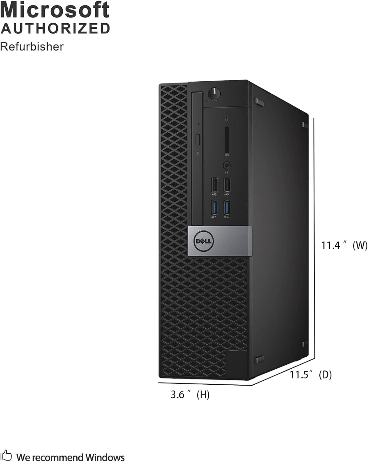 Dell Refurbished Excellent Optiplex 3040 SFF Desktop PC, Intel