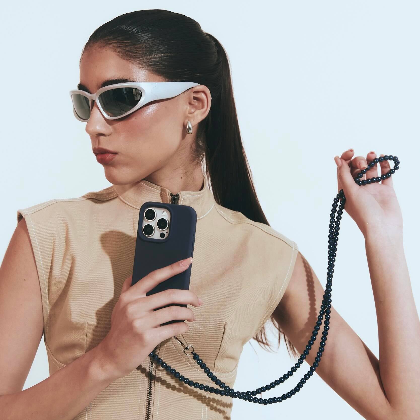 Alt View 1. Cordée Cases - 06 Phone Chain Set - Midnight Blue.