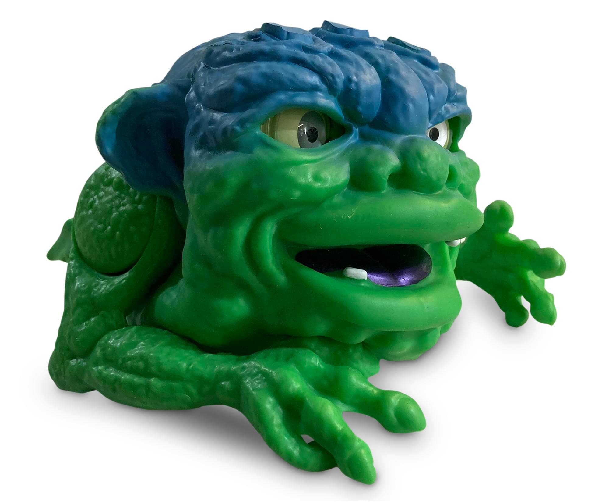 Alt View 10. TriAction Toys - Boglins 8-Inch Foam Monster Puppet | Alien Vizlobb - Green.