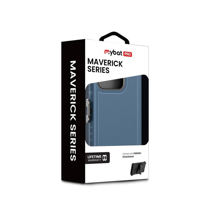 mybat PRO MAVERICK SERIES MAVERICK SERIES LIFETIME WARRANTY # Kickstand Comes with Holster