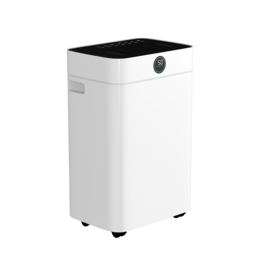 Airplus - 28-Pint Dehumidifier with Drain Hose, 2.8L Tank, Low Noise, Auto Defrost for Rooms, White/Black