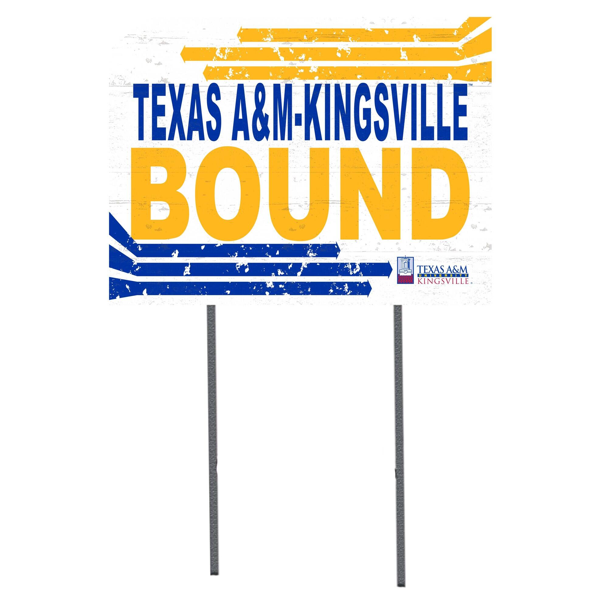 Texas A&M Kingsville Javelinas 18" x 24" Team Yard Sign