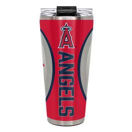 Great American Products - Los Angeles Angels 32oz. Big Slim Game Ball Travel Tumbler - White