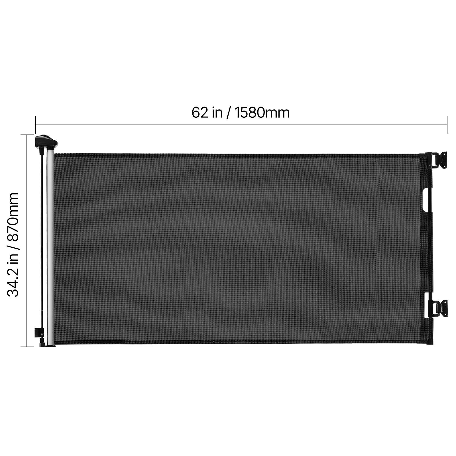 62 in / 1580mm  
34.2 in / 870mm