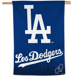 WinCraft - Los Angeles Dodgers 28" x 40" Team Single-Sided Vertical Banner - Multicolor
