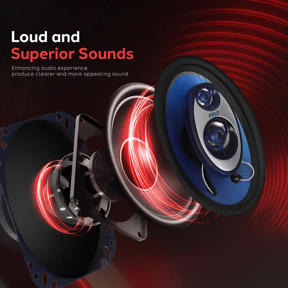 Loud and Superior Sounds  
Enhancing audio experience produce clearer and more appealing sound