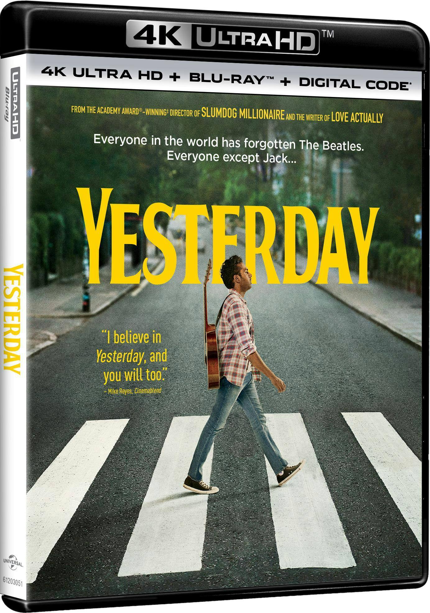 Angle. Yesterday   - 4K Blu-Ray.