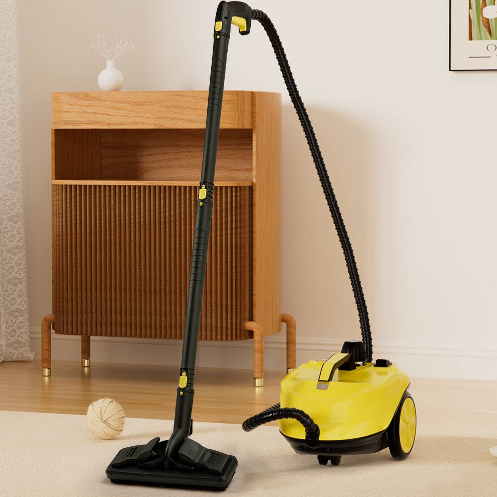 Angle. Topteng - 2000W High-Pressure Steam Cleaner for Home&Car -0.6 gal Tank, 60min Runtime, Multi-Surface Cleaning with Accessories Kit.