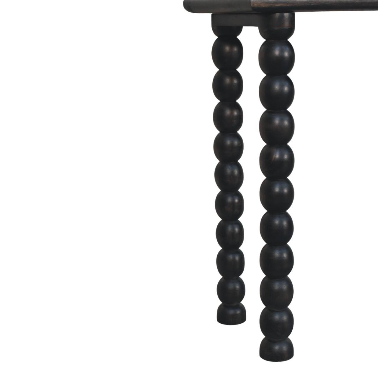 Alt View 3. Artisan Furniture - Artisan Furniture Solid WoodSoba Ball Console - Brown.