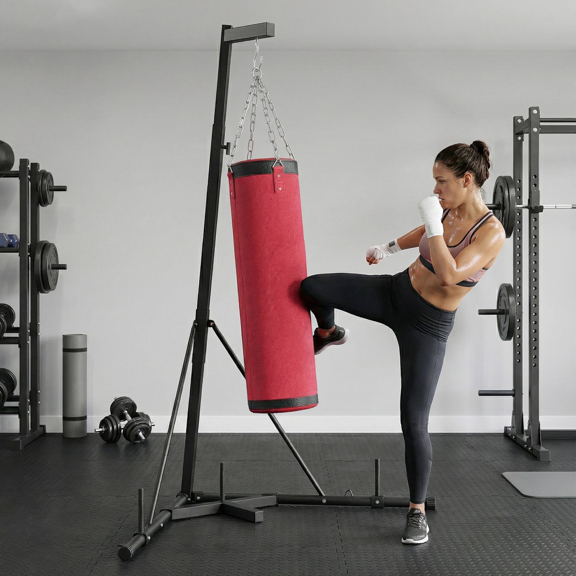 Alt View 7. Soozier - Bag with Stand for Adults - Red.
