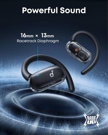 Soundcore V40i by Anker, Open Ear Headphones Black - Best Buy Soundcore V40i by Anker, Open Ear Headphones Black - Best Buy