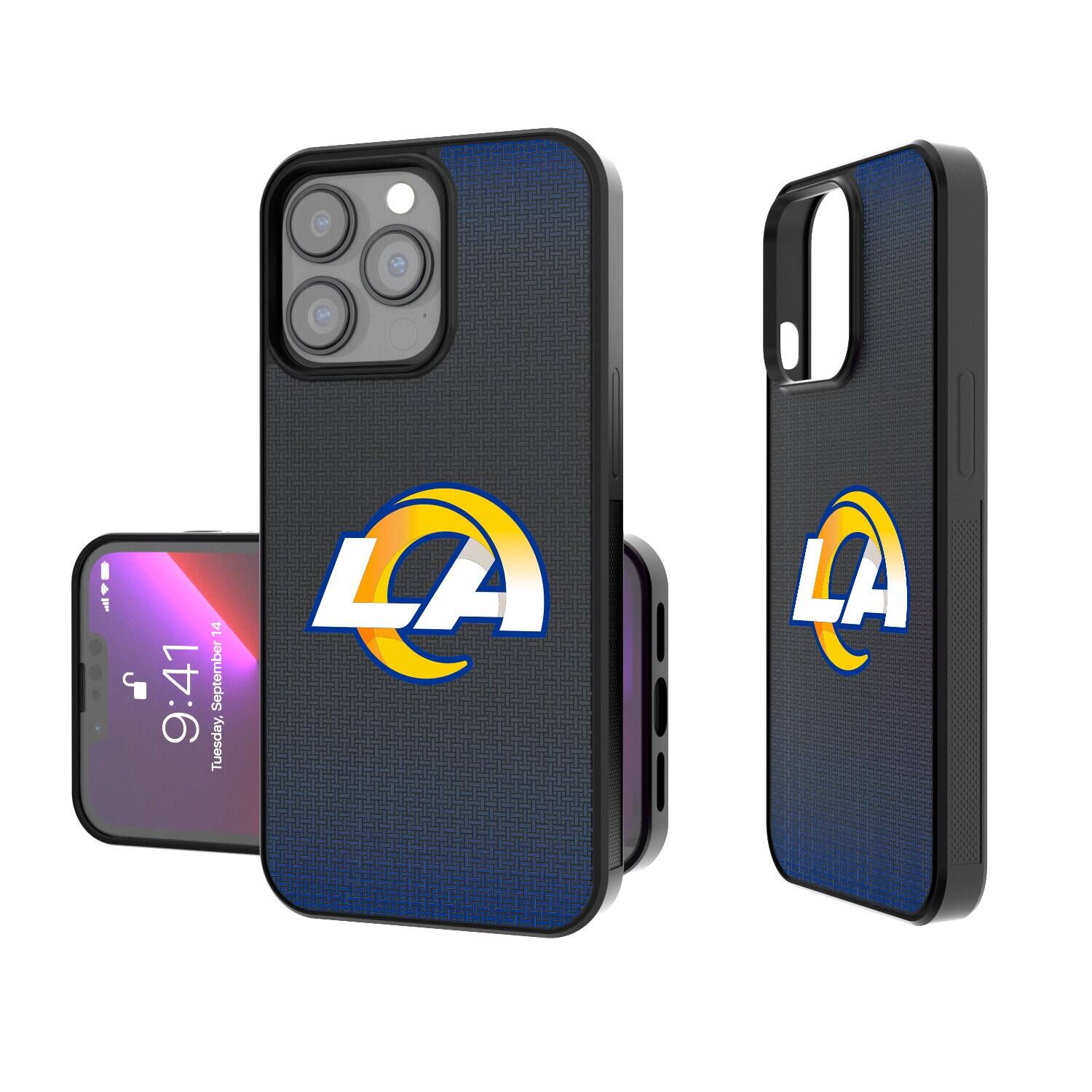 Keyscaper - NFL - Los Angeles Rams Linen Logo iPhone Bump Case - 14 Pro Max - Black price history on PriceWatchPro