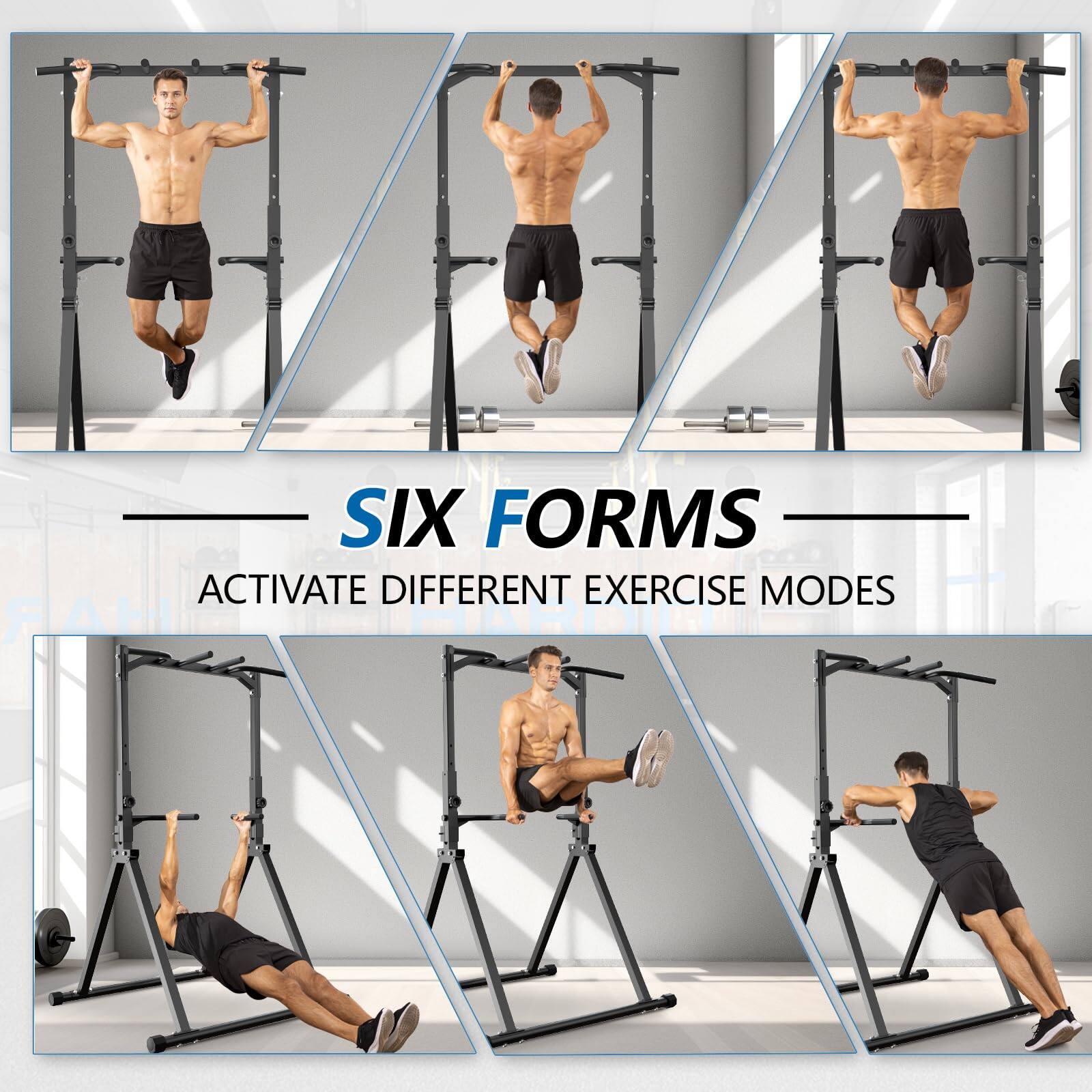 SIX FORMS  
ACTIVATE DIFFERENT EXERCISE MODES