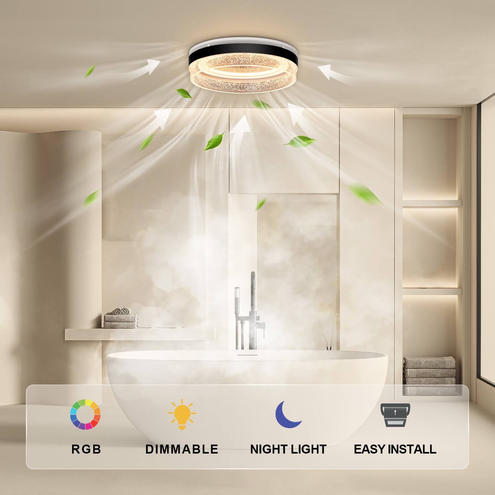 RGB DIMMABLE NIGHT LIGHT EASY INSTALL