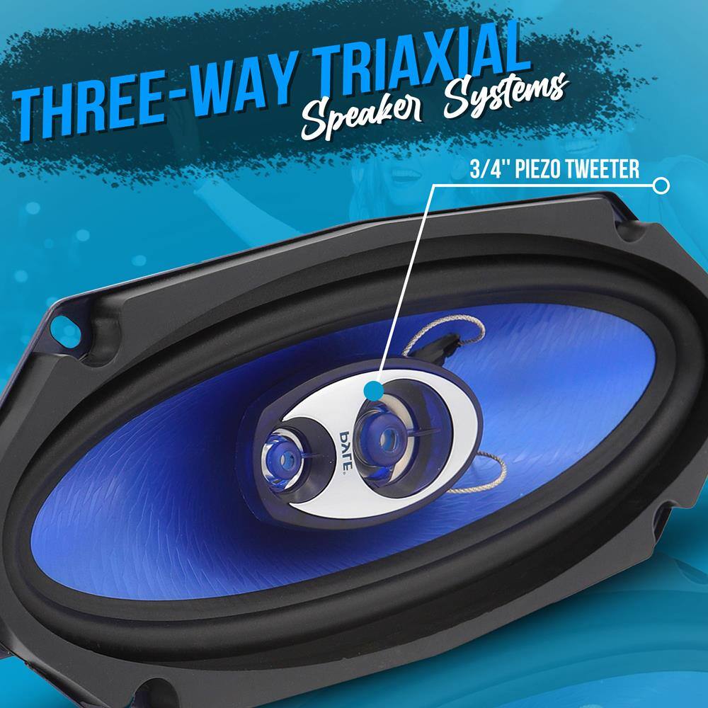 THREE-WAY TRIAXIAL Speaker Systems

3/4" PIEZO TWEETER