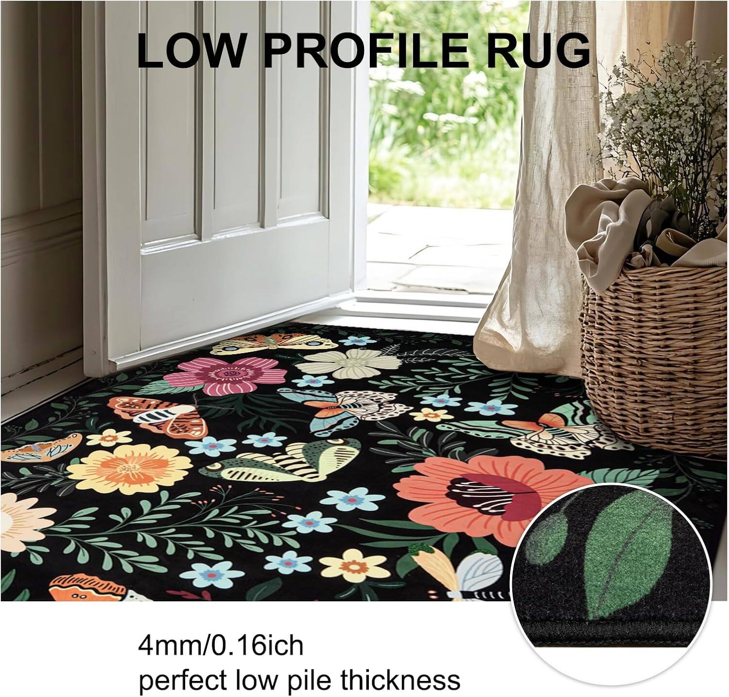LOW PROFILE RUG

4mm/0.16inch perfect low pile thickness