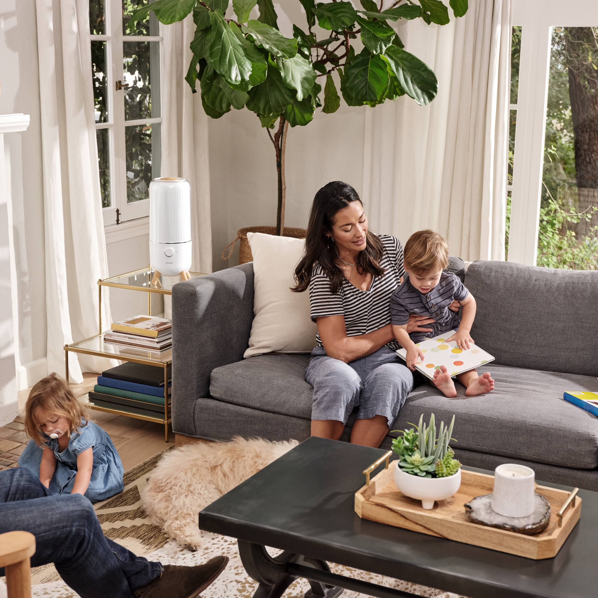 Alt View 13. Homedics - Top Fill Cool Mist Ultrasonic Humidifier - Medium.