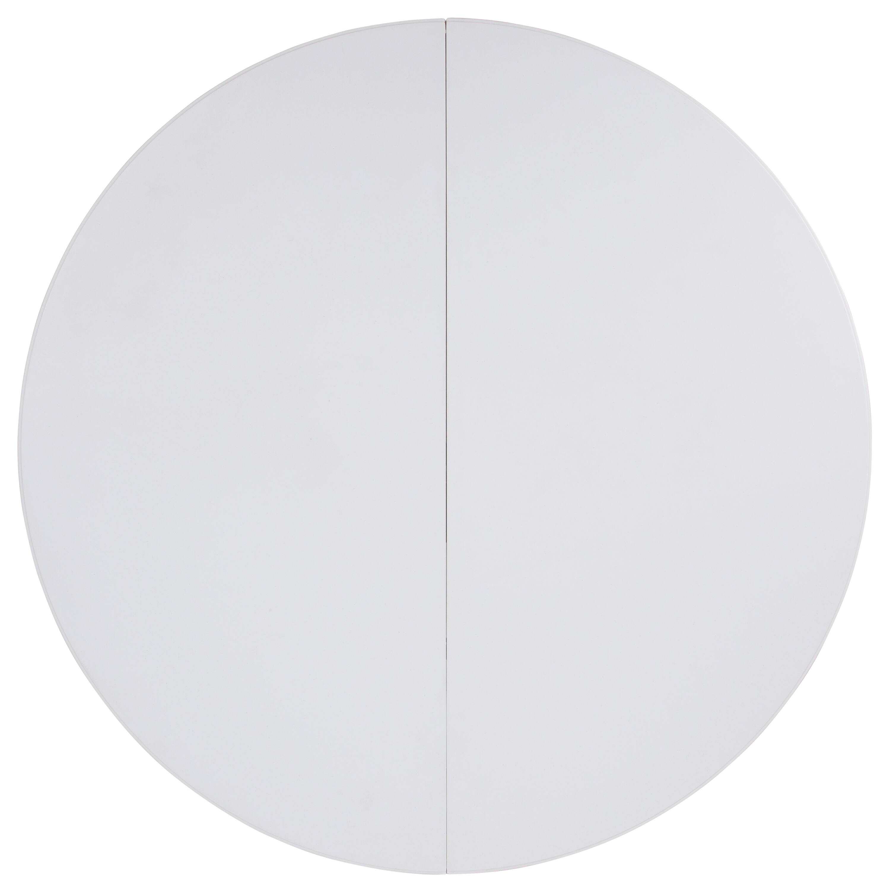 Alt View 14. Alamont Home - Stonewall 6-Foot Round Bi-Fold Granite White Plastic Event Folding Table with Handle - Granite White.