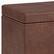 Alt View 12. Simpli Home - Avalon Extra Large Storage Ottoman Bench - Distressed Saddle Brown.