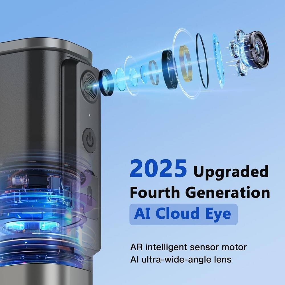 2025 Upgraded Fourth Generation AI Cloud Eye

AR intelligent sensor motor
AI ultra-wide-angle lens