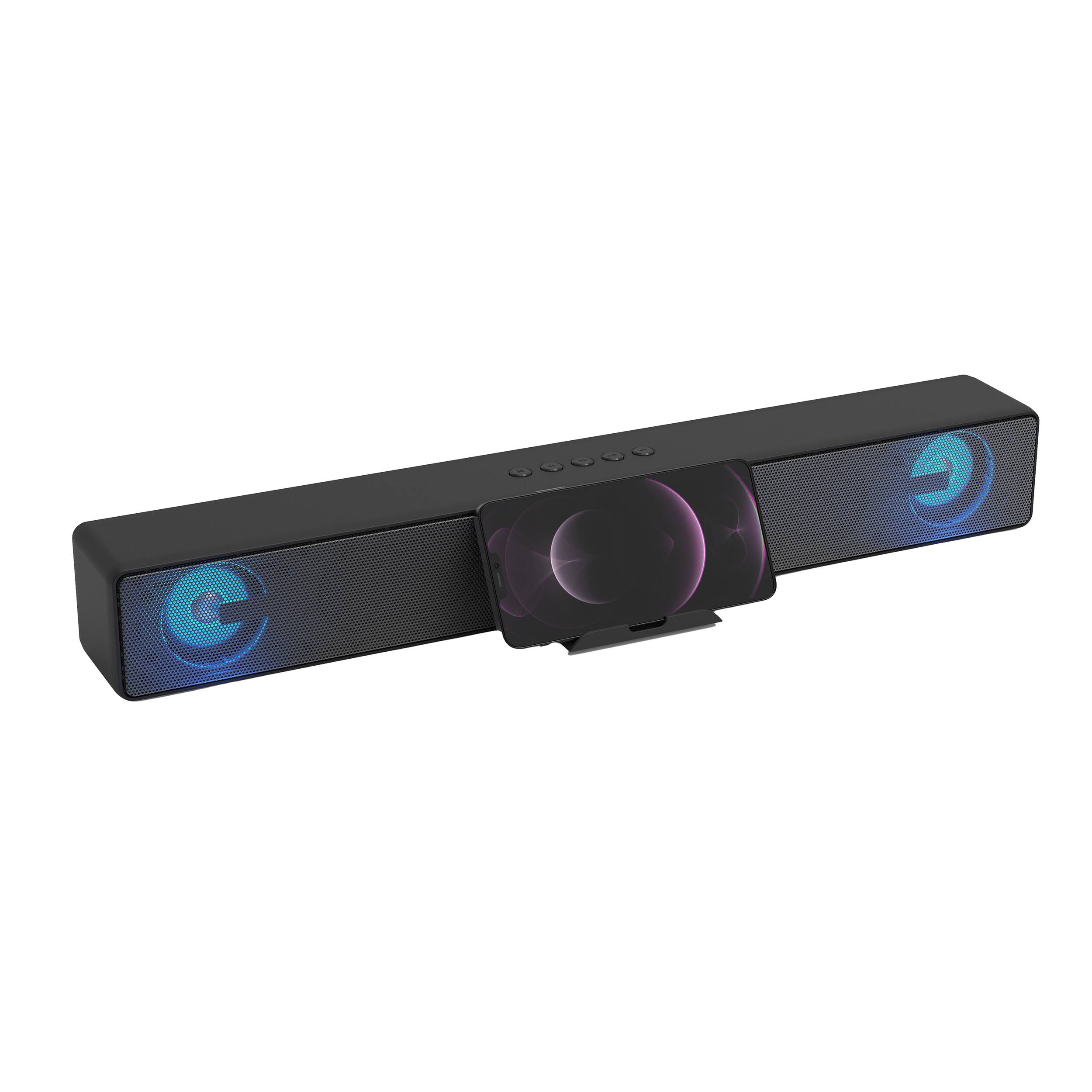 Alt View 2. Supersonic - SuperSonic Portable 2.0 Channel Bluetooth Soundbar.