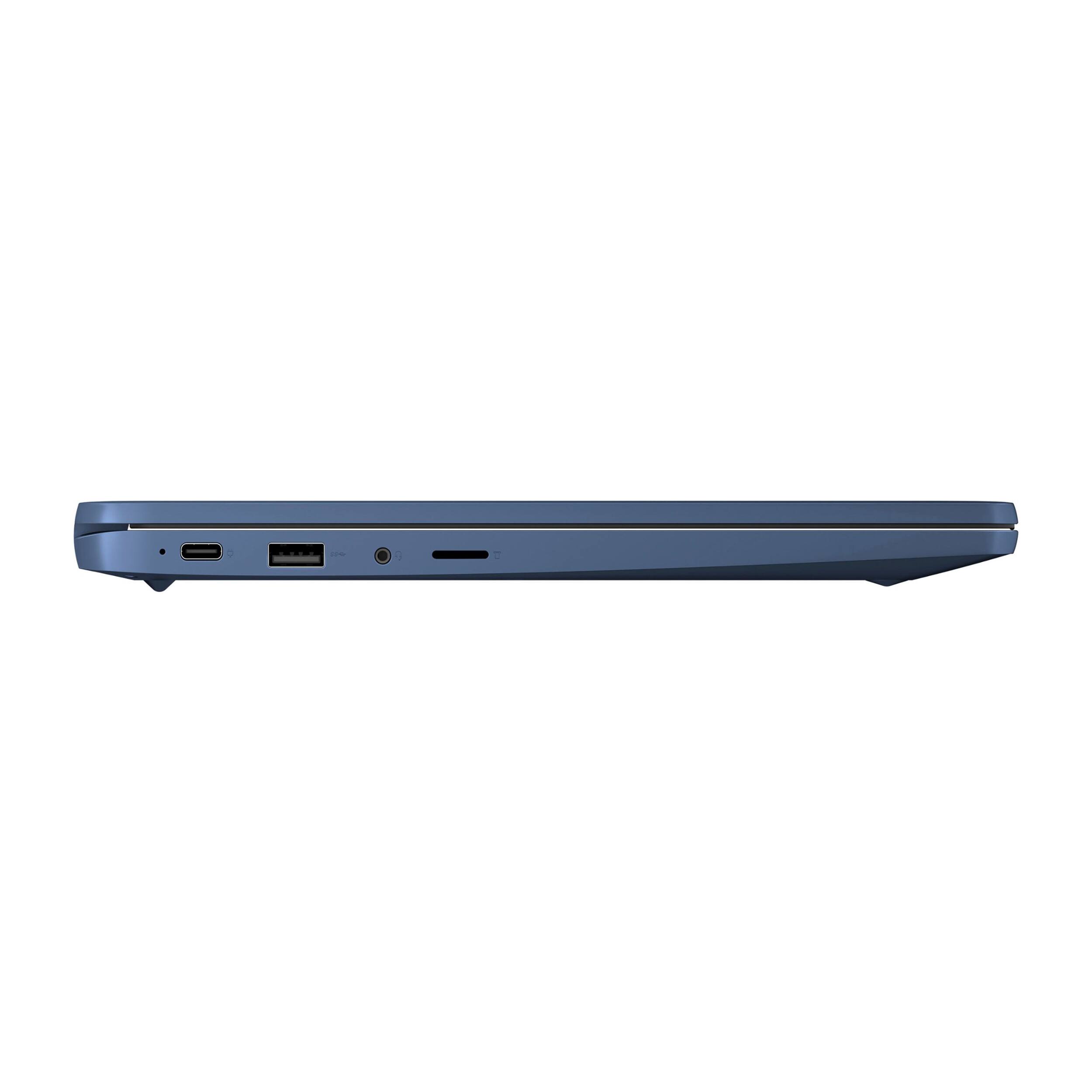 Alt View 8. Lenovo - Lenovo IP Slim 3 14" FHD Chromebook,MediaTek Kompanio 520,4GB RAM,64GB eMMC,Chrome OS,Abyss Blue - Abyss Blue.