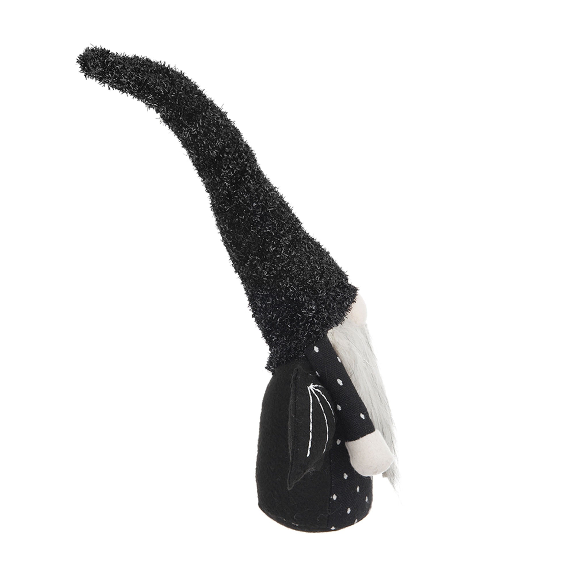 Alt View 5. Boyel Living - Indoor Holiday Fantasy Figure Halloween Black Winged Gnome Decor - Black,White.