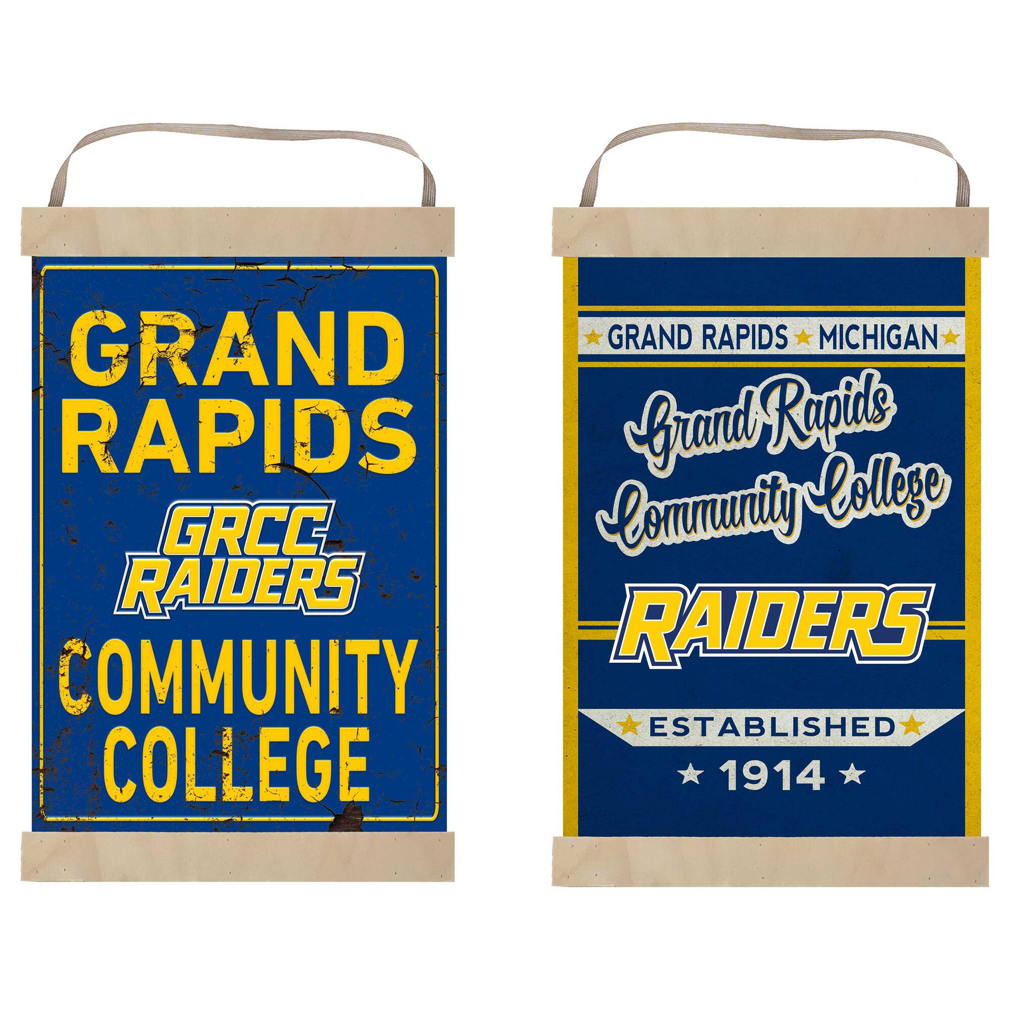 GRAND RAPIDS MICHIGAN  
Grand Rapids Community College  
GRCC RAIDERS  
RAIDERS  
COMMUNITY COLLEGE  
ESTABLISHED 1914