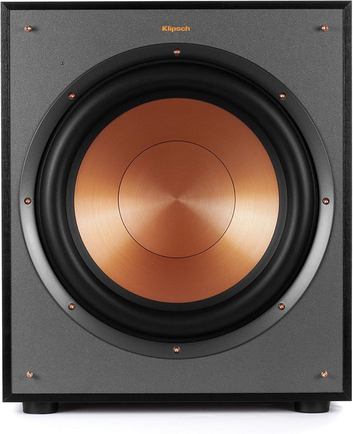 Klipsch R 120SW 200 Watt Subwoofer Pair (2018) Black Vinyl