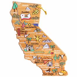 Totally Bamboo - California Cutting Board with Artwork by Fish Kiss