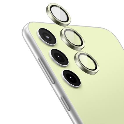 Front. SUPCASE - Tempered Glass Camera Lens Protector for Galaxy S23 / S23+ – Scratch-Resistant, Ultra-Clear - Mint Green.