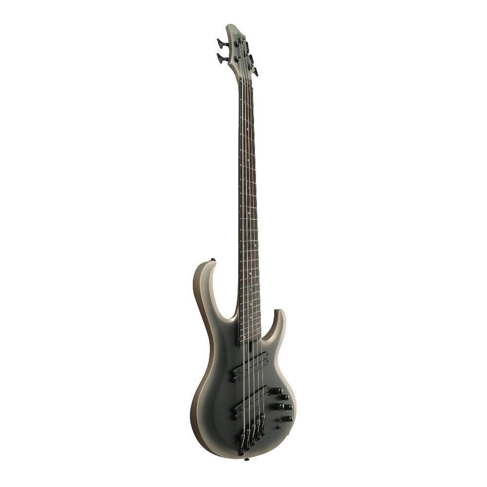 Left. Ibanez - Ibanez BTB605MSSOM BTB Workshop 5str Electric Bass w/Case - Solar Eclipse Matte.