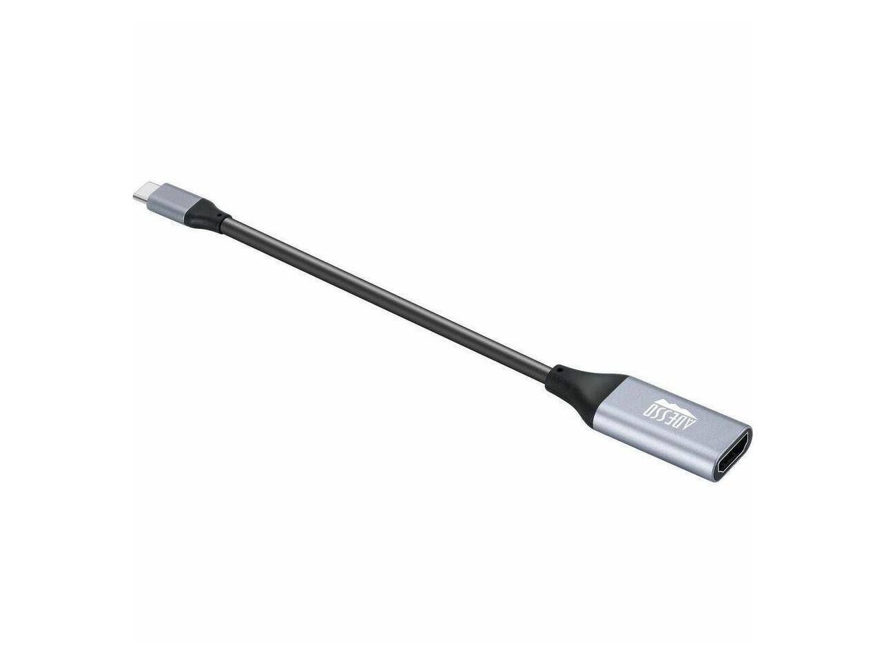 Alt View 4. Adesso - Adesso USB C To HDMI Adapter @4K/60Hz AUH5010 - Black.