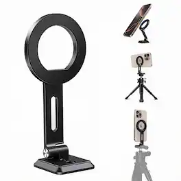 METALTON - Aluminum Magnetic Camera Phone Mount With Rotatable Cold Shoe Base Magsafe Tripod Adapter 1 4 Screw Hot Til - Arca Base