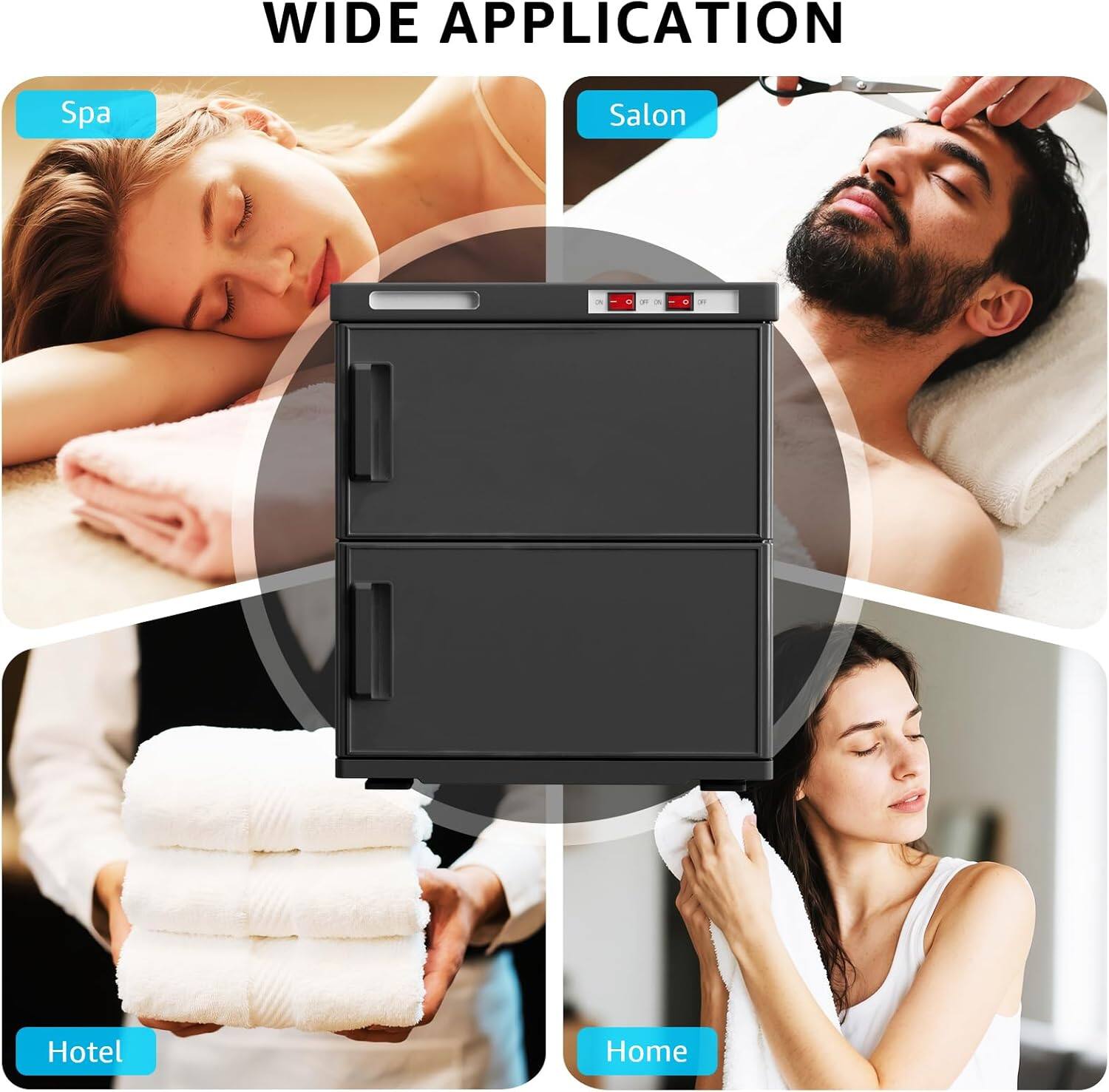 WIDE APPLICATION

Spa  
Salon  
Hotel  
Home