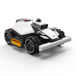 MAMMOTION - LUBA mini 2 AWD 1500 Robot Lawn Mower, 0.37Acres,360° LiDAR+Dual-Cam AI Vision, 80% Slopes,0.8-2.6in Cut - White