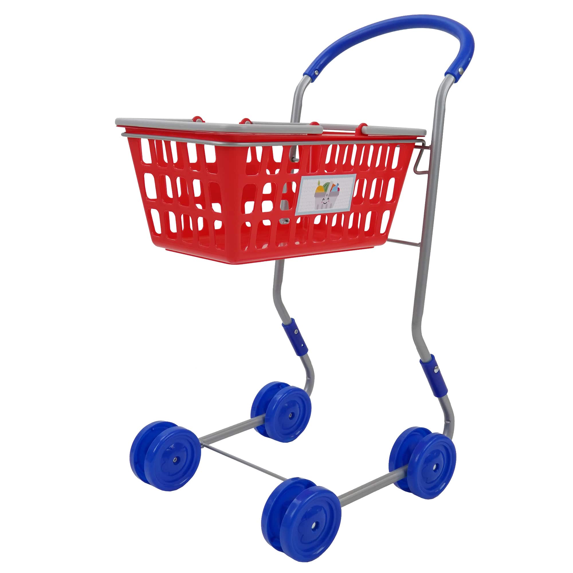 509 Crew - 2-in-1 Red Shopping Cart - Converting Shopping Cart & Basket 3+