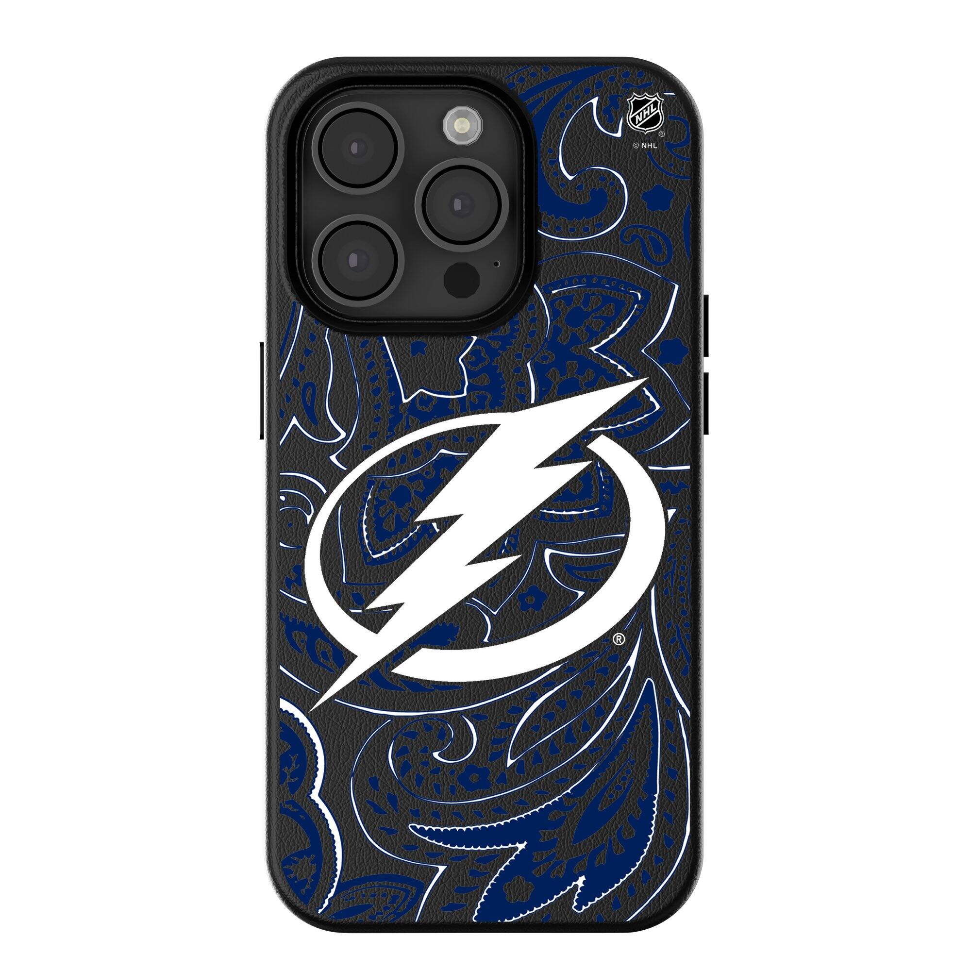 Keyscaper - NHL - Tampa Bay Lightning Paisley iPhone Magnetic Bump Case - 16 - Black price history on PriceWatchPro