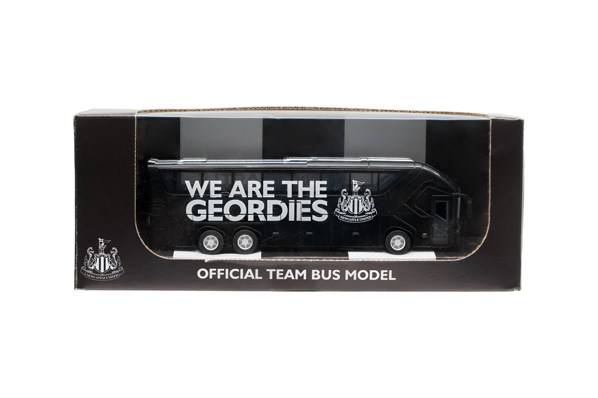 WE ARE THE GEORDIES - NEWCASTLE UNITED OFFICIAL TEAM BUS MODEL