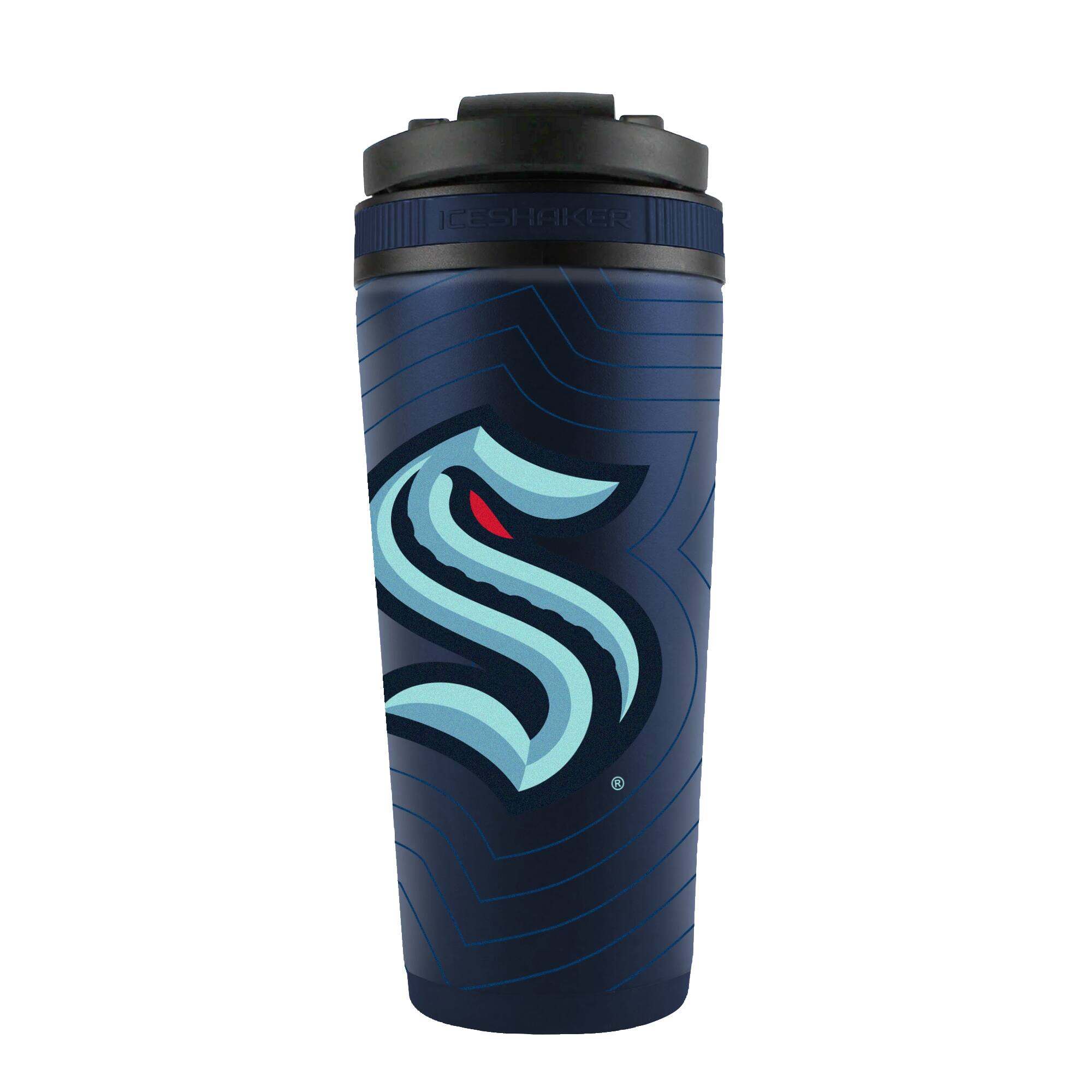 WinCraft - Seattle Kraken 26oz. 4D Stainless Steel Shaker Bottle - Multicolor