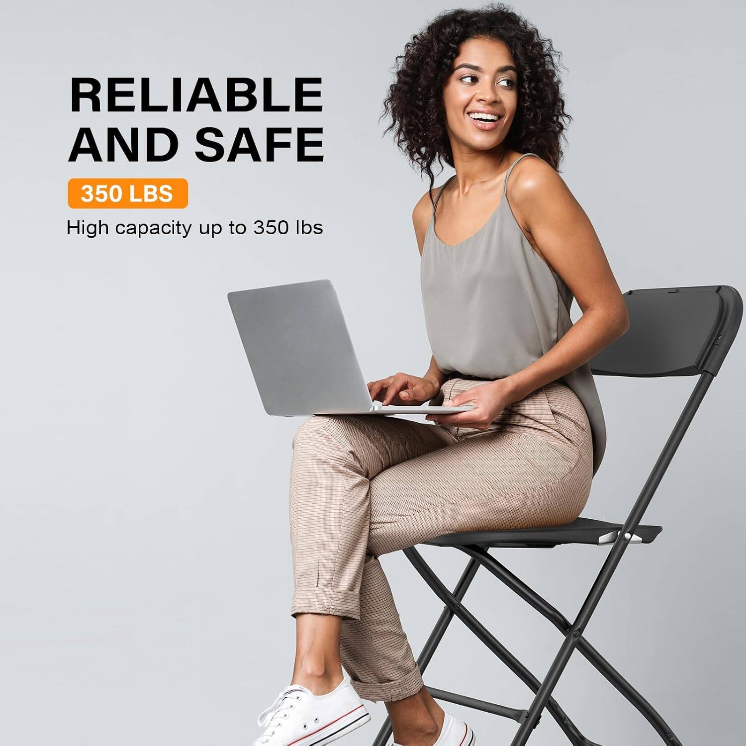 RELIABLE AND SAFE  
350 LBS  
High capacity up to 350 lbs