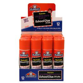 Elmer's - Elmer s Washable School Glue Stick Disappearing Purple 0.77 oz Pack of 12