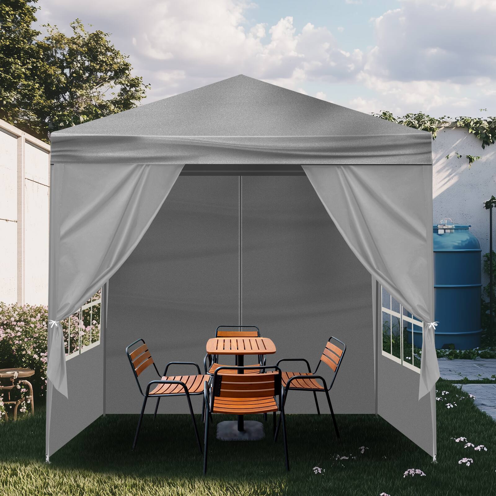 Alt View 4. Winado - Outdoor Party Tent, Patio Canopy Tent Gazebo with Removable Sidewalls Instant Event Tent for Cater Events Wedding.