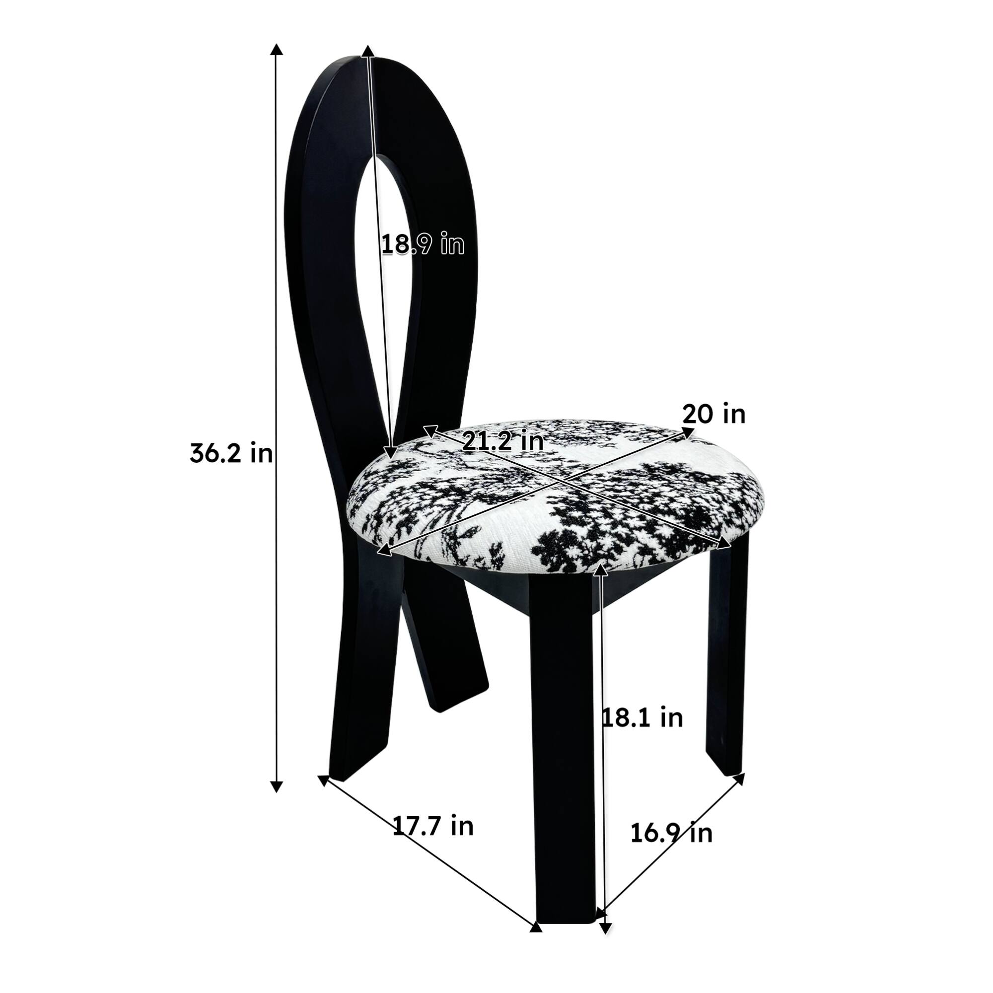 18.9 in  
36.2 in  
21.2 in  
20 in  
18.1 in  
17.7 in  
16.9 in