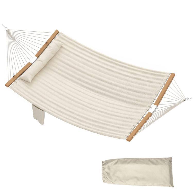 Front. PULUZ - Outdoor Hammock 2-Person, with Pillow & Pad, 440 lbs Capacity.