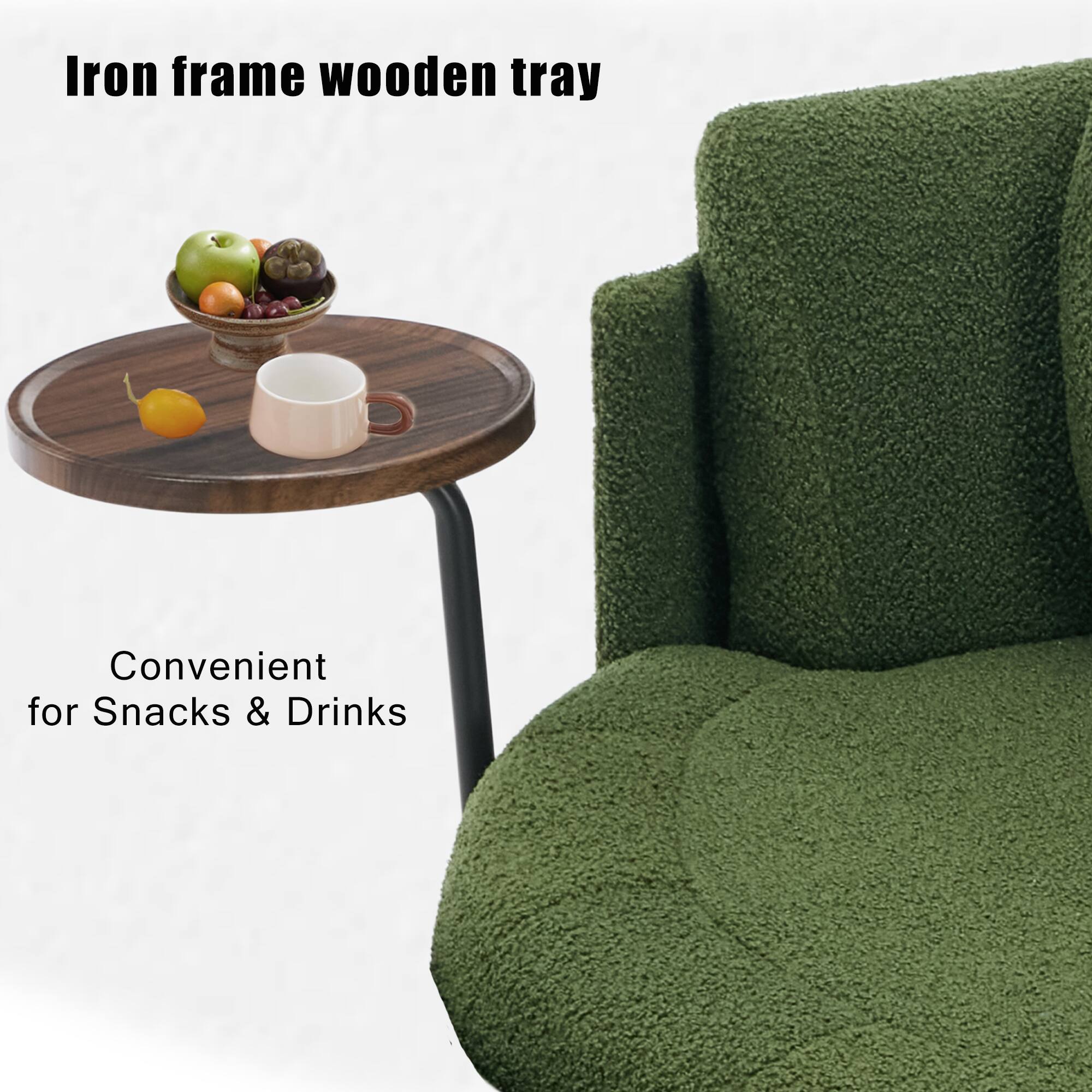 Iron frame wooden tray

Convenient for Snacks & Drinks
