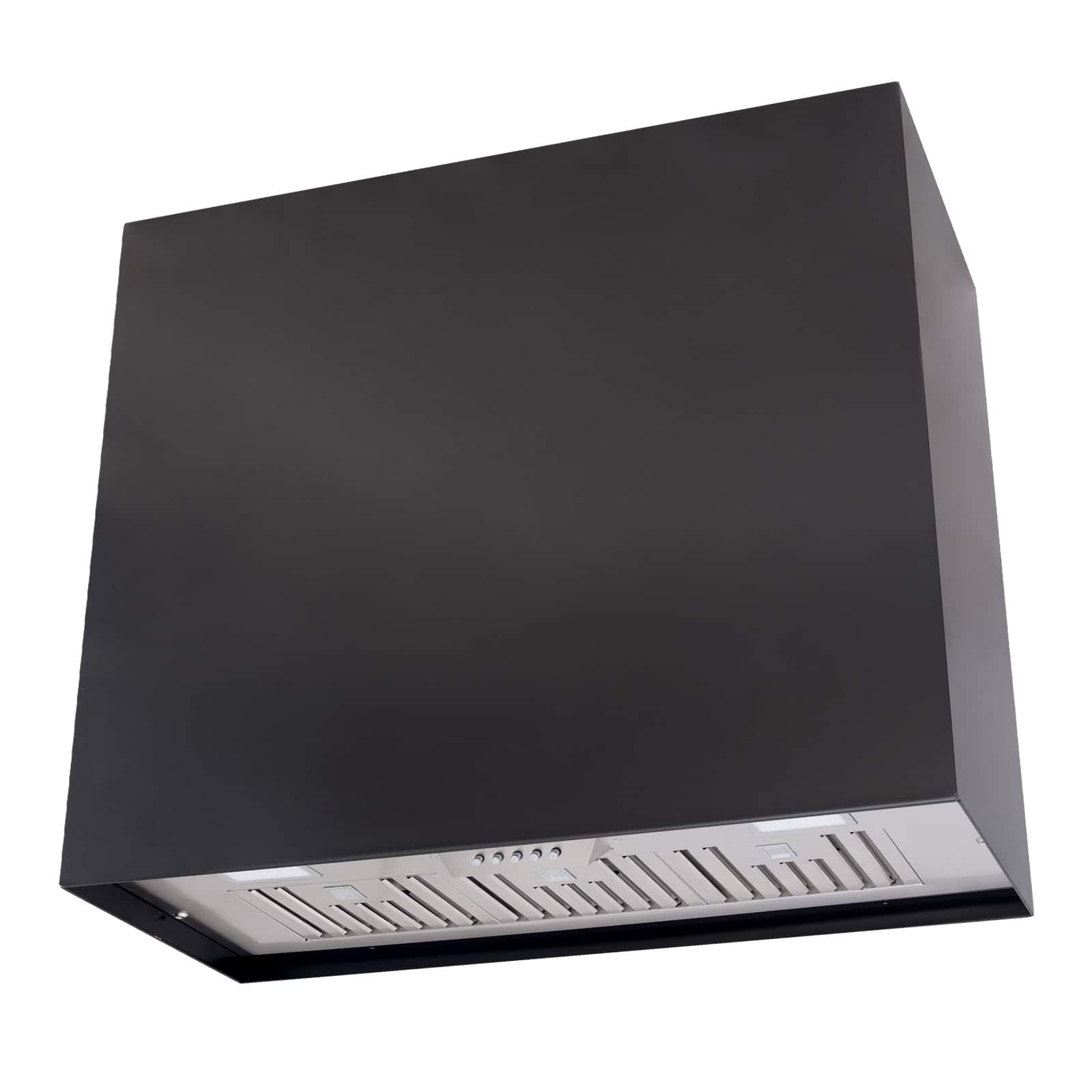 Akicon - 36 inches - Externally Vented - Wall Range Hood - Black
