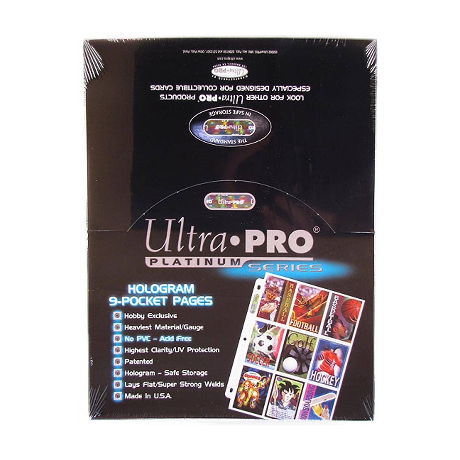 100 Ultra Pro Platinum 9Pocket Sheets G074427813208 Best Buy